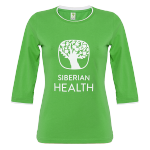 T-Shirt PROMO/ Damen (grün, Gr. 50/XL, Ärmel 3/4) 105928