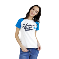 Siberian Super Team T-shirt for women (color: white, size: S)