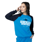 Damen Sweatshirt Siberian Super Team (Farbe: Hellblau; Größe: XS) 107024